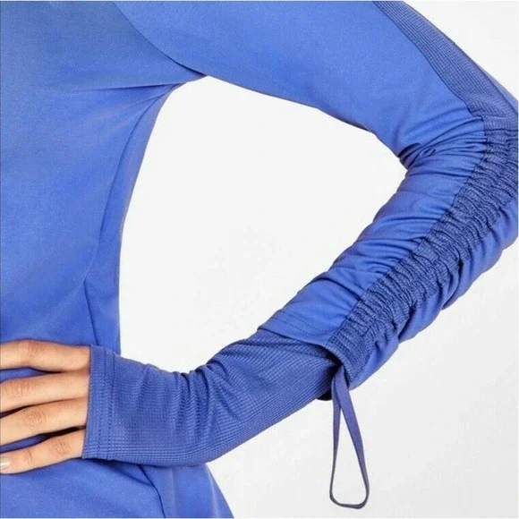 FABLETICS • Cashel Long Sleeve Athleisure Blue Top - Picture 7 of 7
